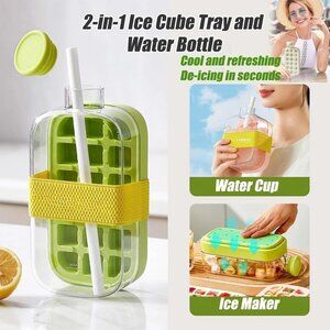 2-1 Ice Cube Water Bottle Box White-AWESOME! NEW !! CHECK IT OUT!!!